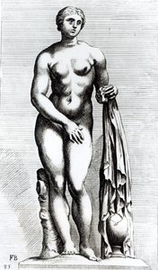 Venus emergiendo del baño, c.1653 de Francois Perrier